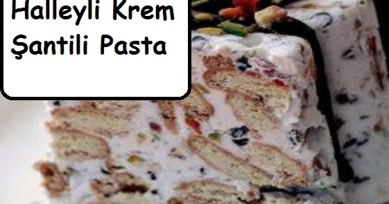 Halleyli Krem Şantili Pasta Tarifi