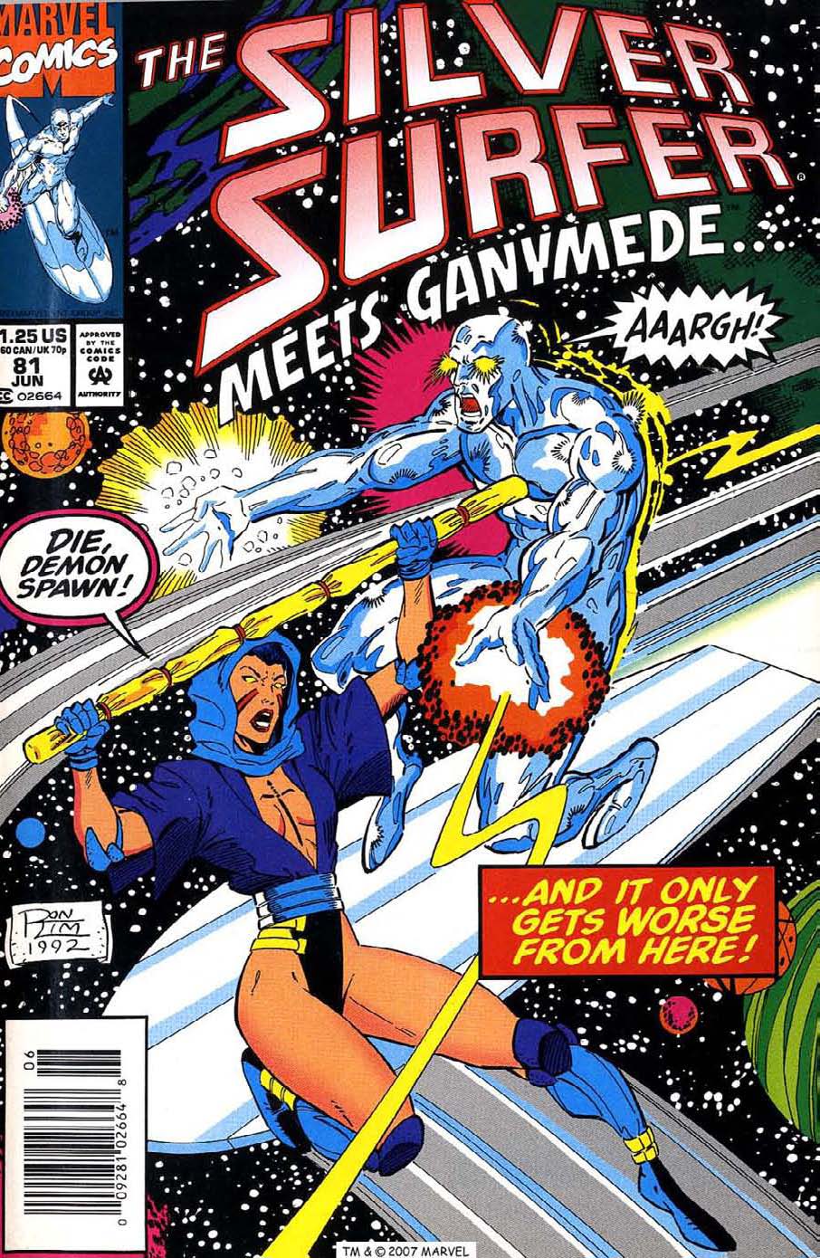 Read online Silver Surfer (1987) comic -  Issue #81 - 1