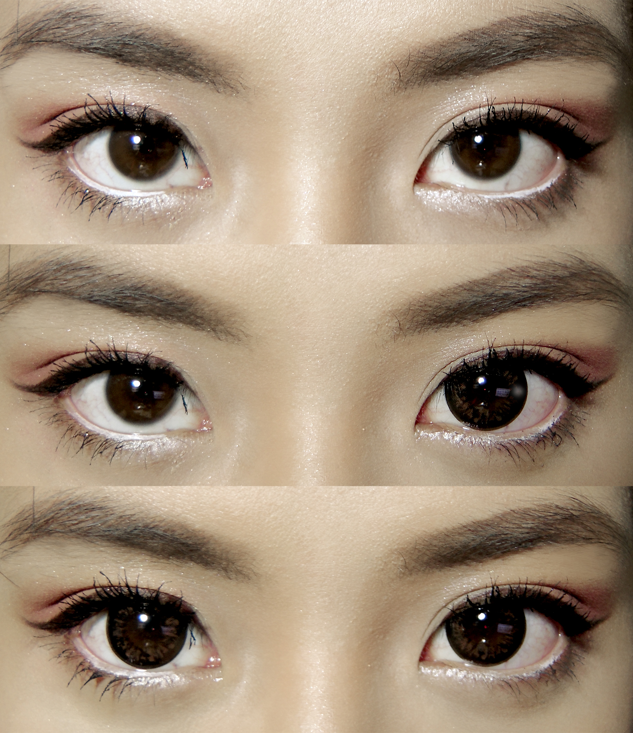 Подними глазки. Линзы корейские карие. Цветные линзы увеличивающие глаза. Линзы для азиатского глаза. Линзы с увеличенной радужкой.