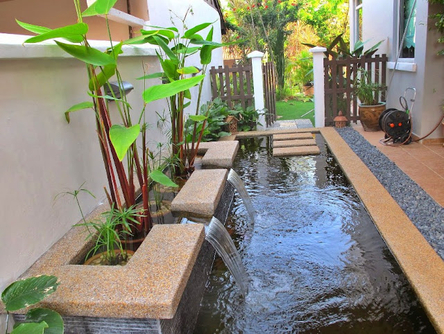 kolam ikan minimalis modern di lahan sempit kolam ikan minimalis modern di lahan sempit
