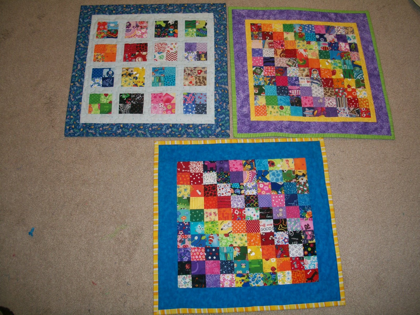 Sew Cook and Travel 2018 RSC October, 16Patch Large Quilt, 16Patch Baby Quilt, Captain