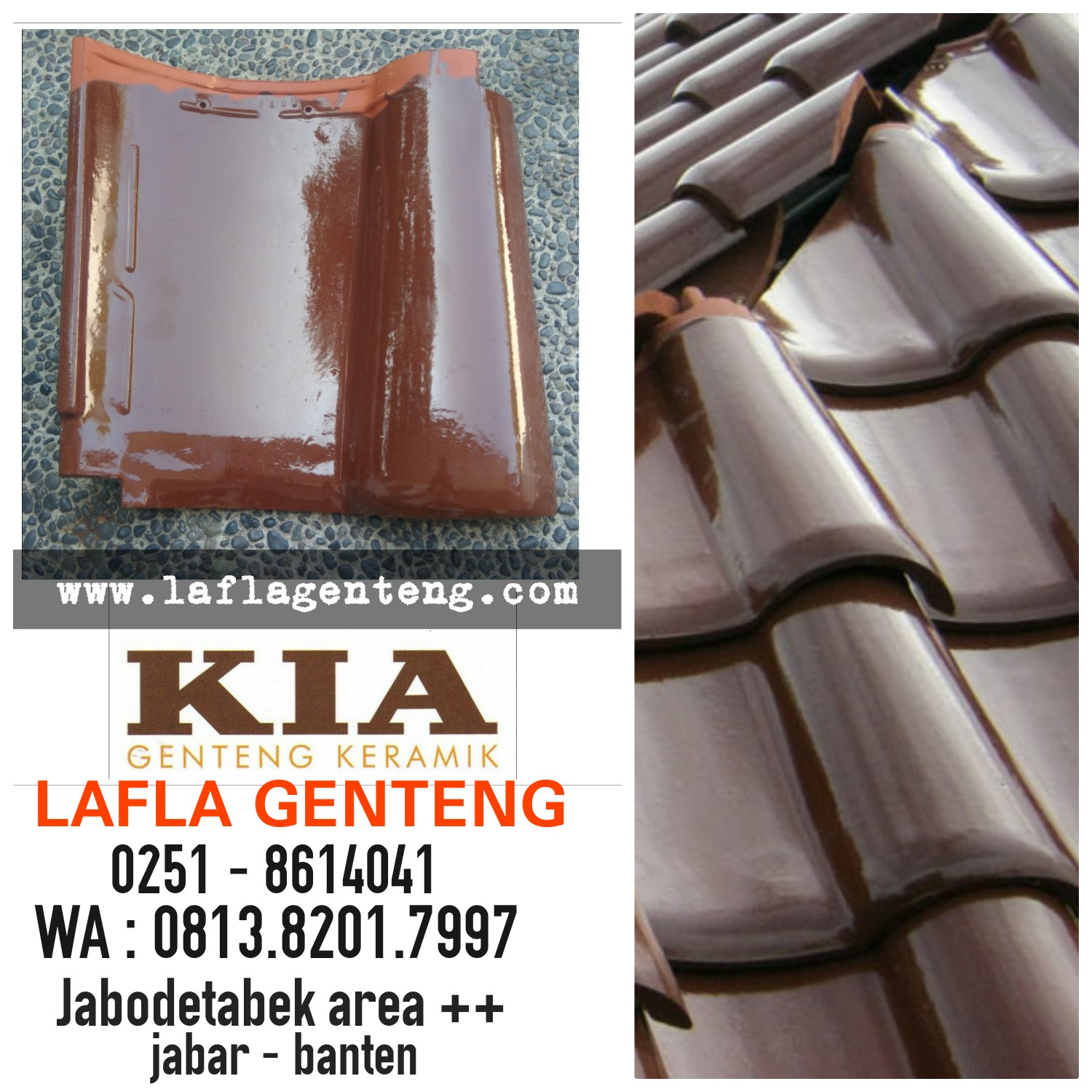 jual genteng keramik Distributor KIA genteng keramik bogor cianjur