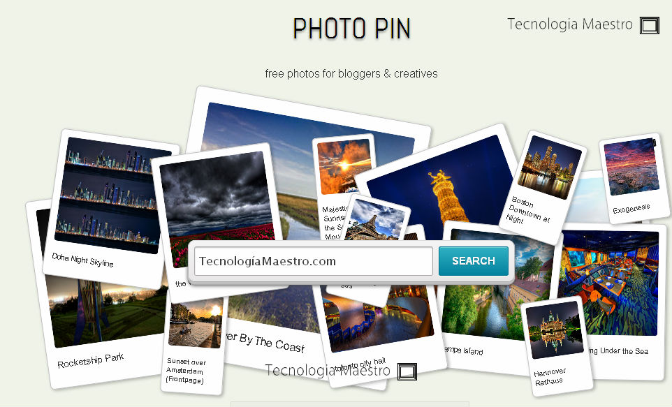 Buscador de imágenes gratis Photo  Pin, imagenes sin licencia 