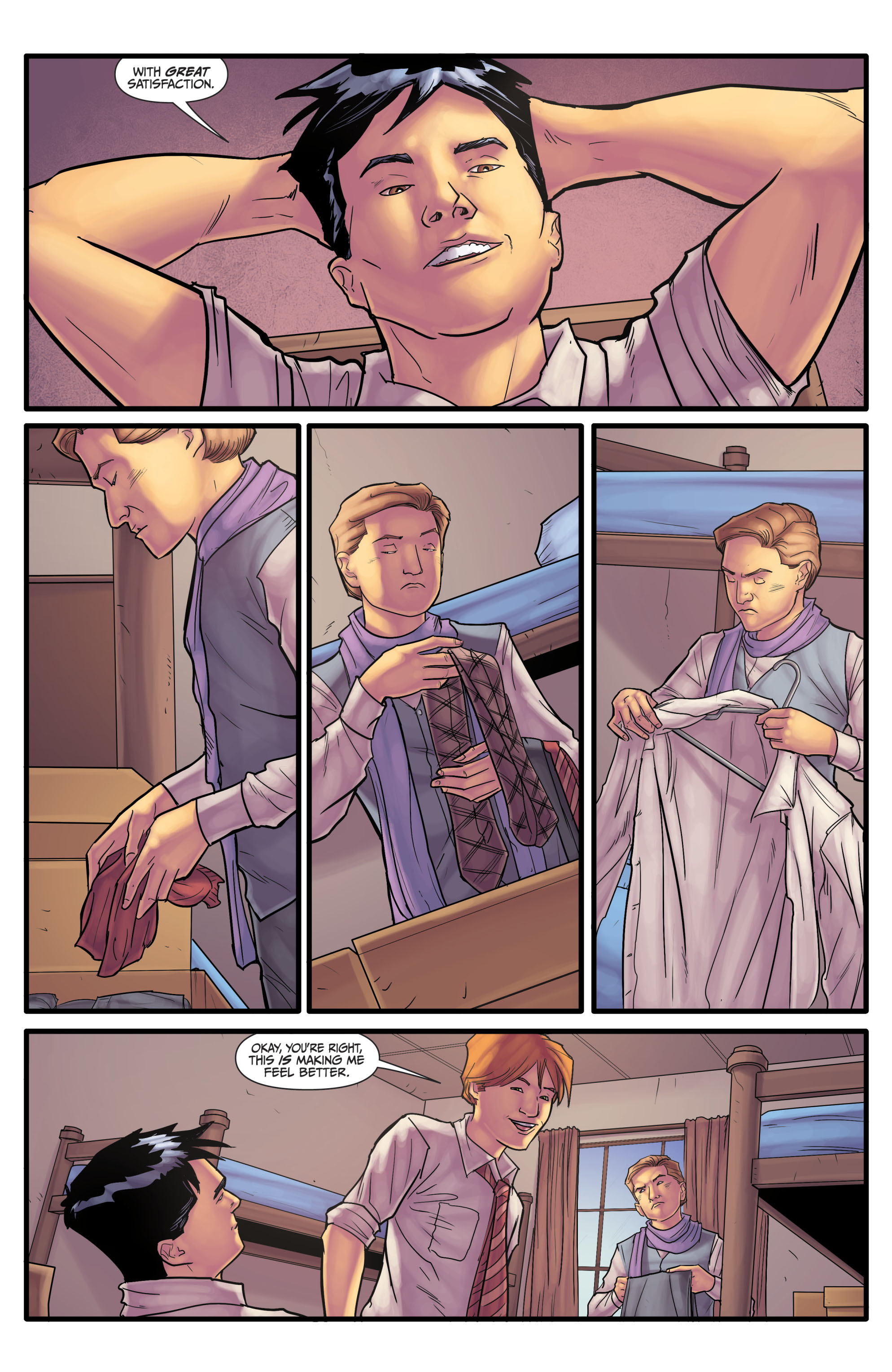 Read online Morning Glories comic -  Issue #13 - 11