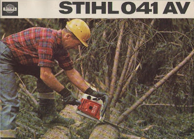 Stihl 041AV chainsaw motosierra