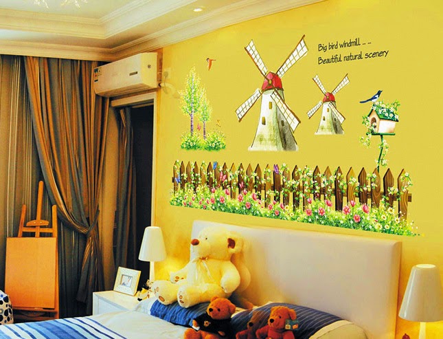 Sticker cối xay gió | Tai nghe iphone chính hãng