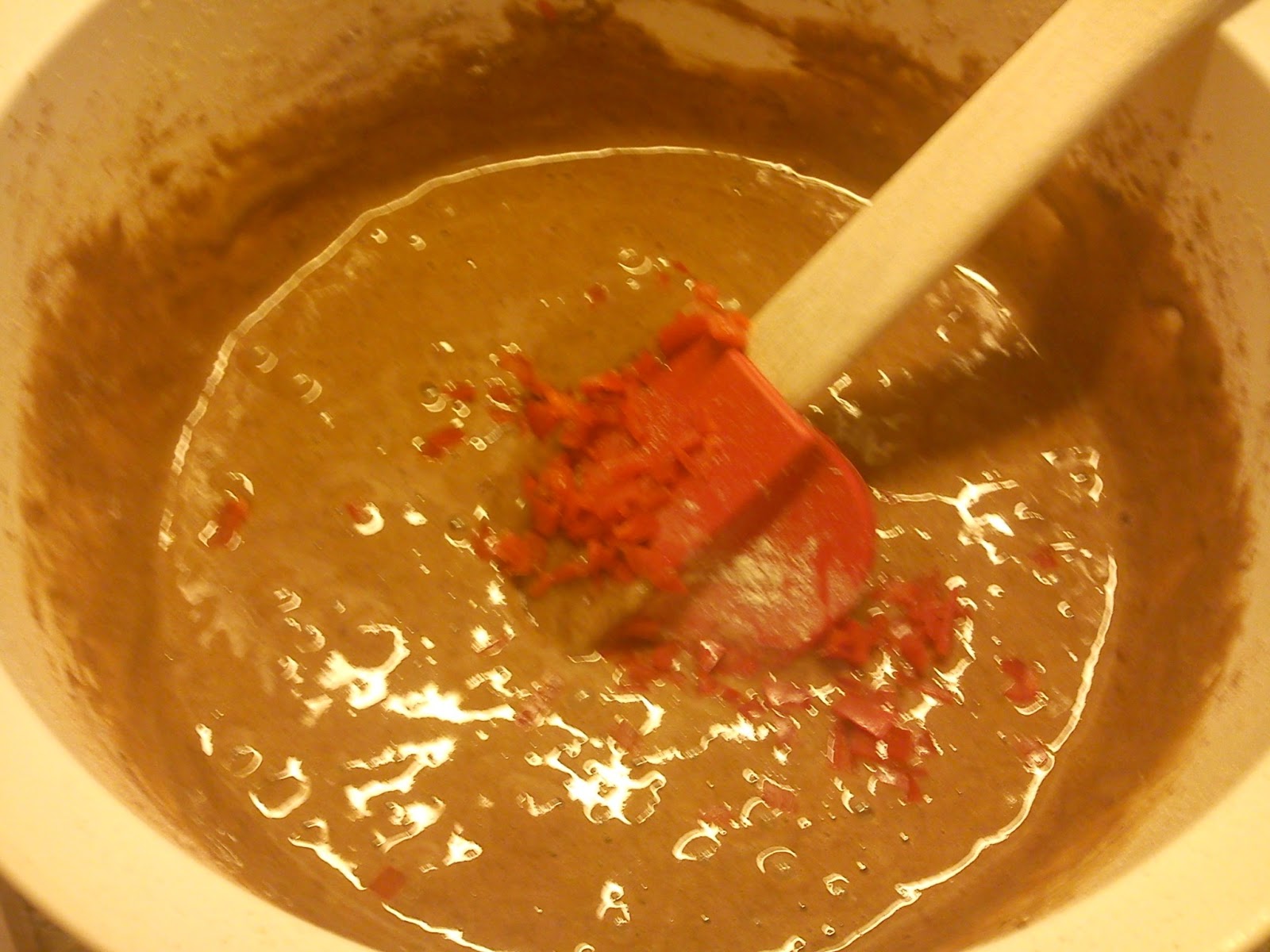 Kitchen of Kiki Brownie with chili, pistacios and walnuts