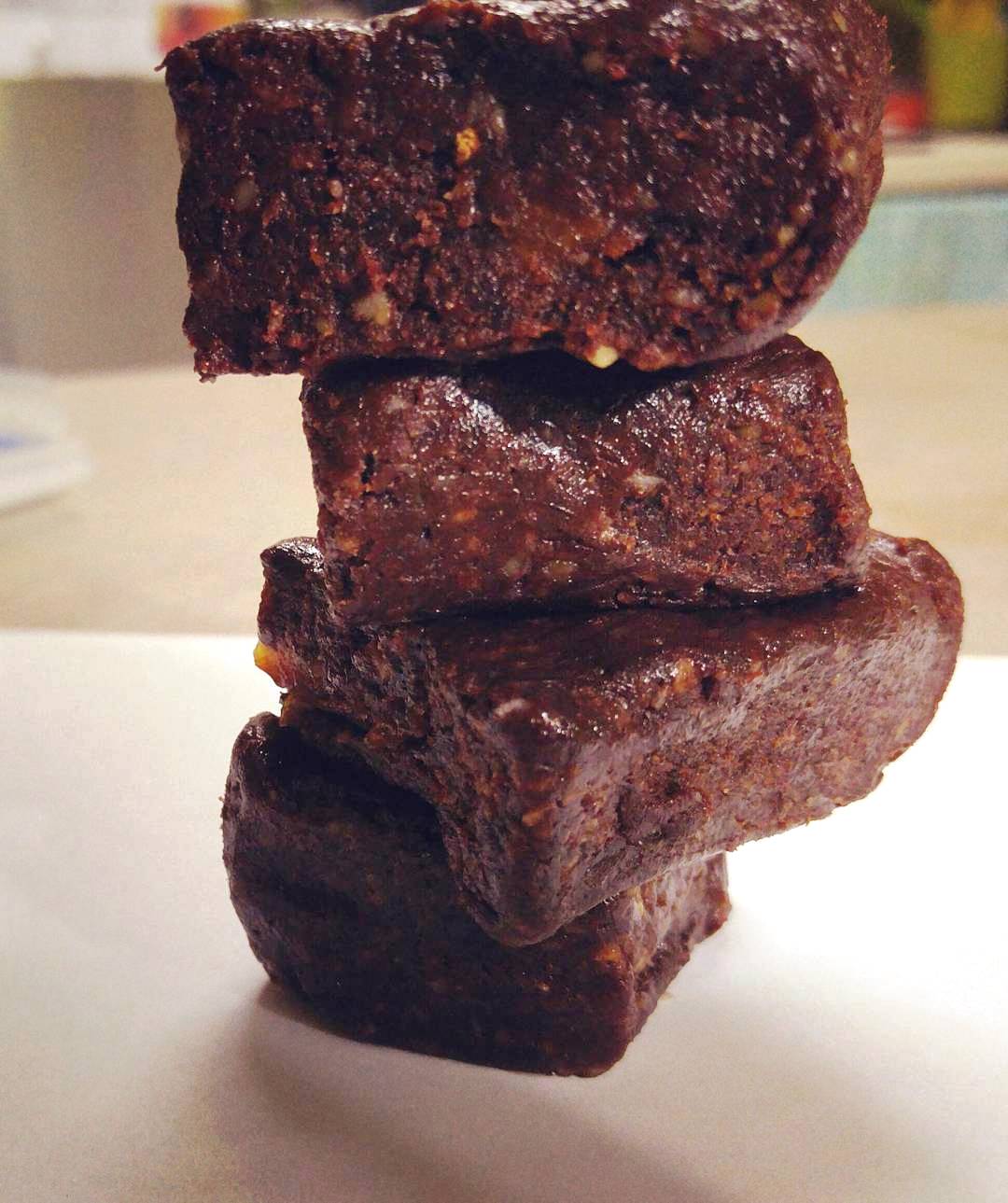 Lifestyle Matters Recipe for Quick Omega3 Raw Brownies (Glutenfree; Soyfree; Dairyfree)