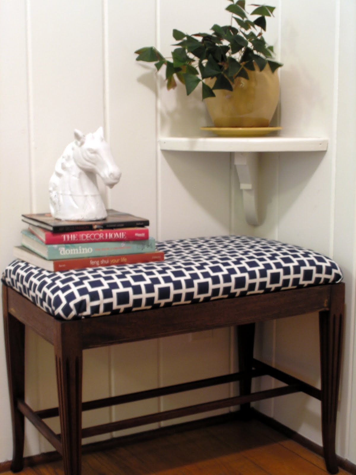 change of scenery How to refinish an upholstered bench