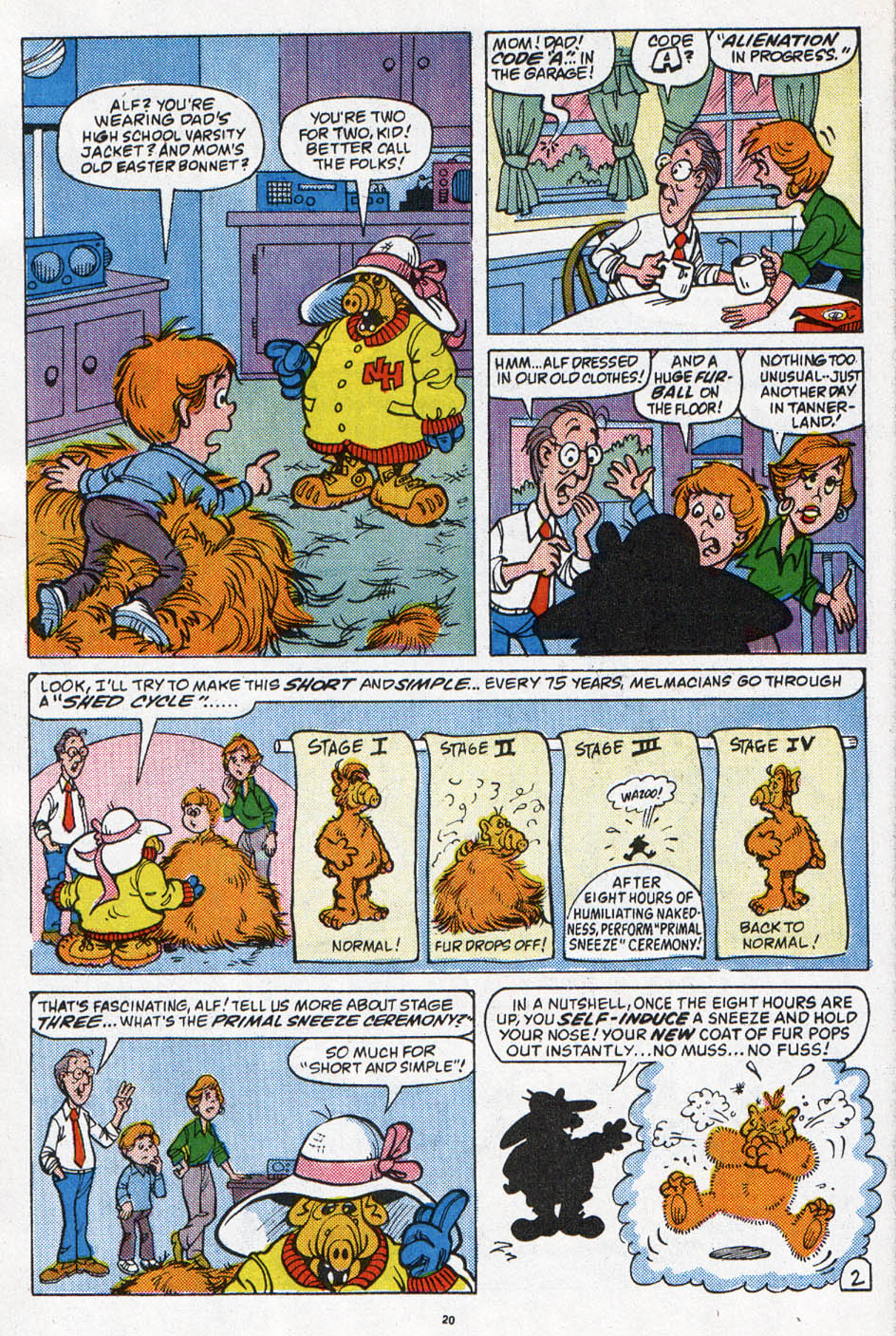 Read online ALF comic -  Issue #6 - 17
