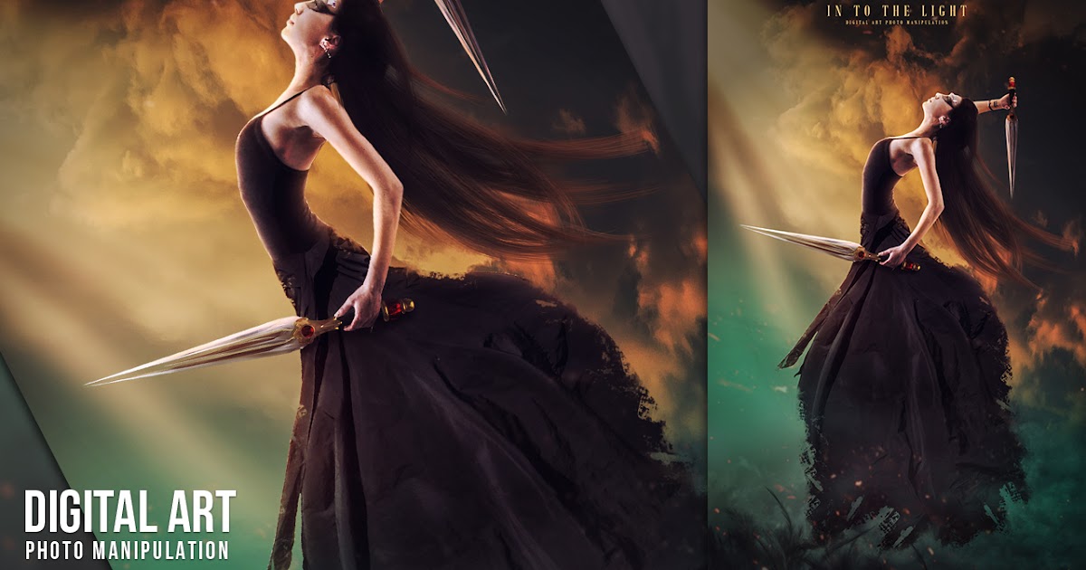 Create This Into The Light Digital Art Photo Manipulation Tutorial