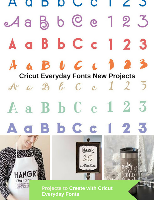 New Cricut Project Ideas to Create with Cricut Everyday Fonts