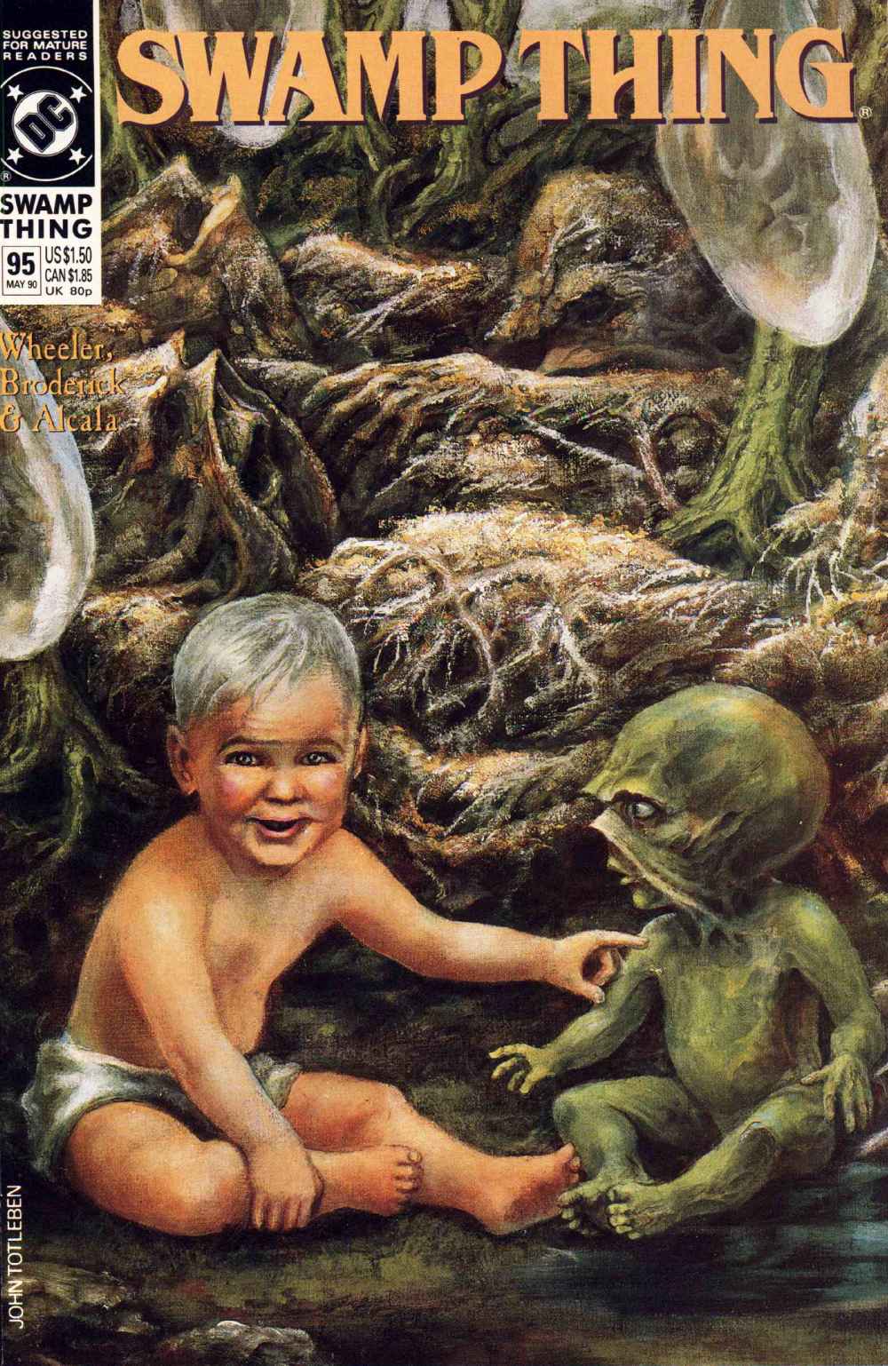 Read online Swamp Thing (1982) comic -  Issue #95 - 1