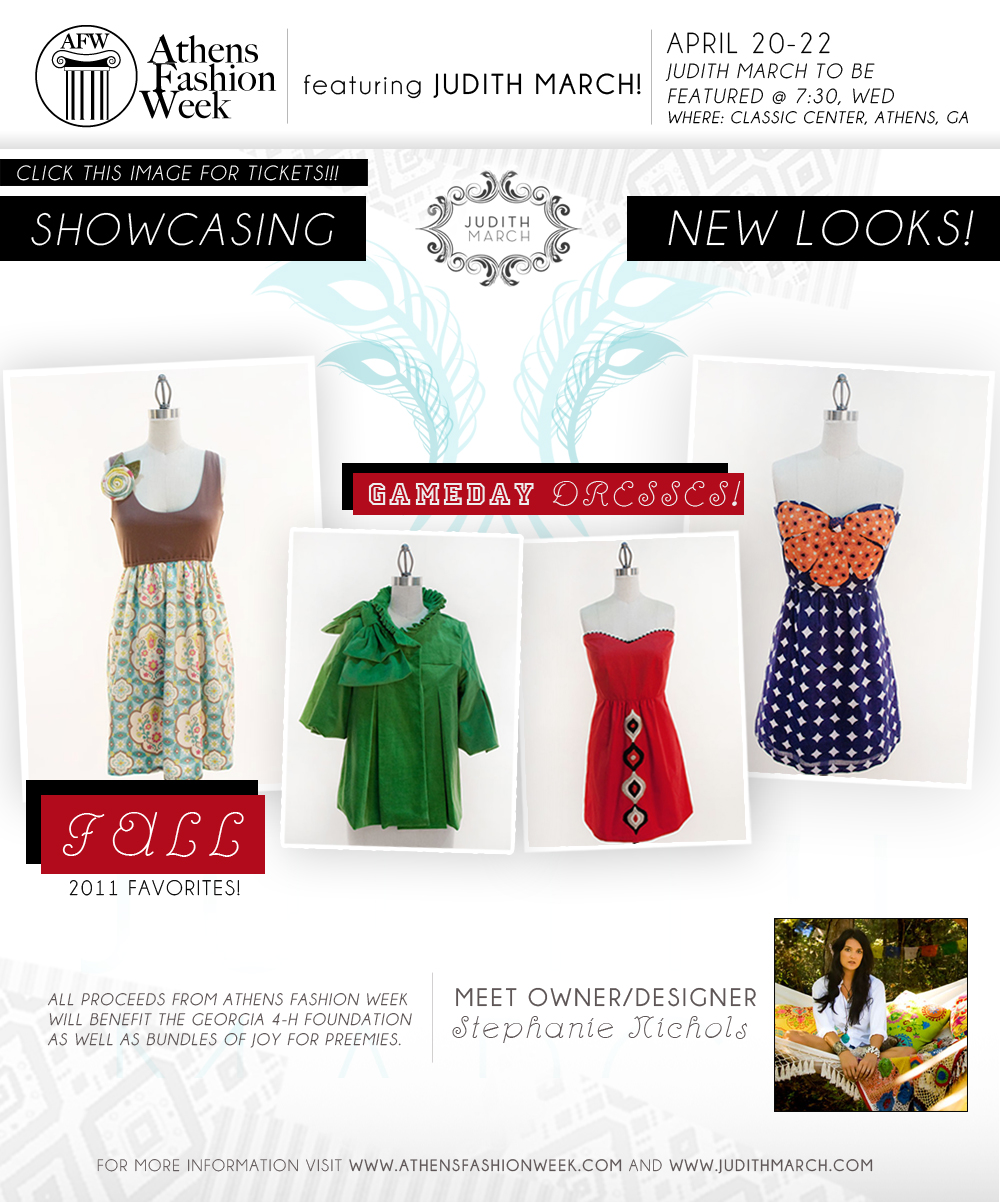 JUDITH MARCH: Athens Fashion Week!