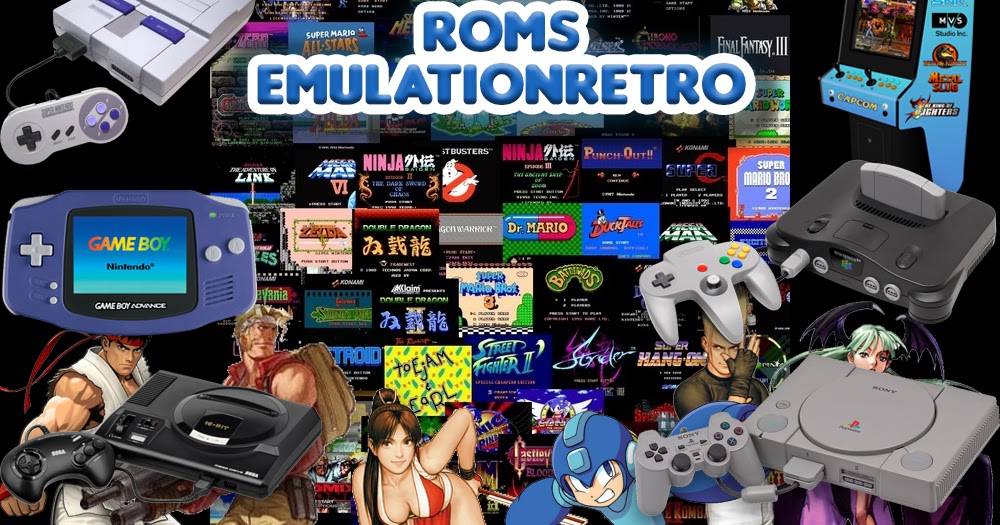 FREE ROMs ISOs Download for SNES, NES, GBA, PSX, MAME, PS2, PSP, N64, NDS,  ps1 