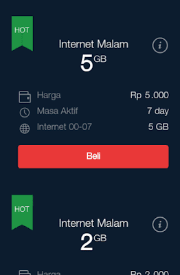 Beli Paket Midnight MyTelkomsel 4 Paket Begadang Telkomsel Terbaru 2018