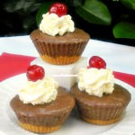 Frozen Chocolate Milkshake Mini Pies So chocolatey ! Rich, creamy and perfect on a hot Summer's Day