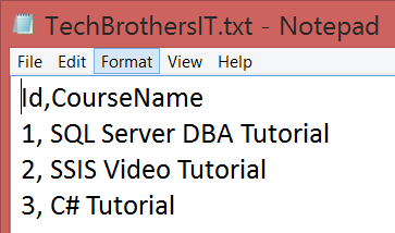 Welcome To Techbrothersit C How To Import Or Load Text File To Sql Server Table By Using C Sharp
