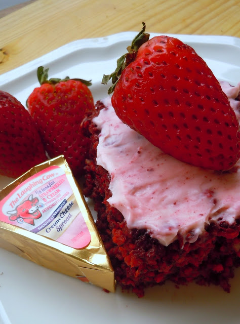 Red Velvet Cake Valentine's Day breakfast