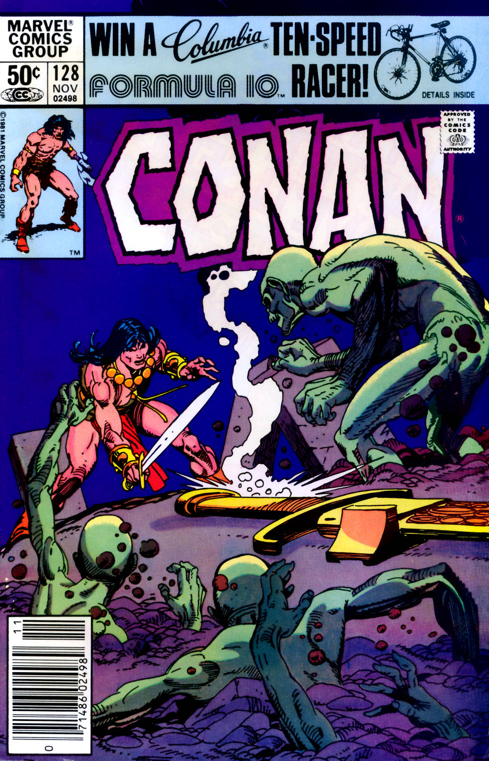 Read online Conan the Barbarian (1970) comic -  Issue #128 - 1