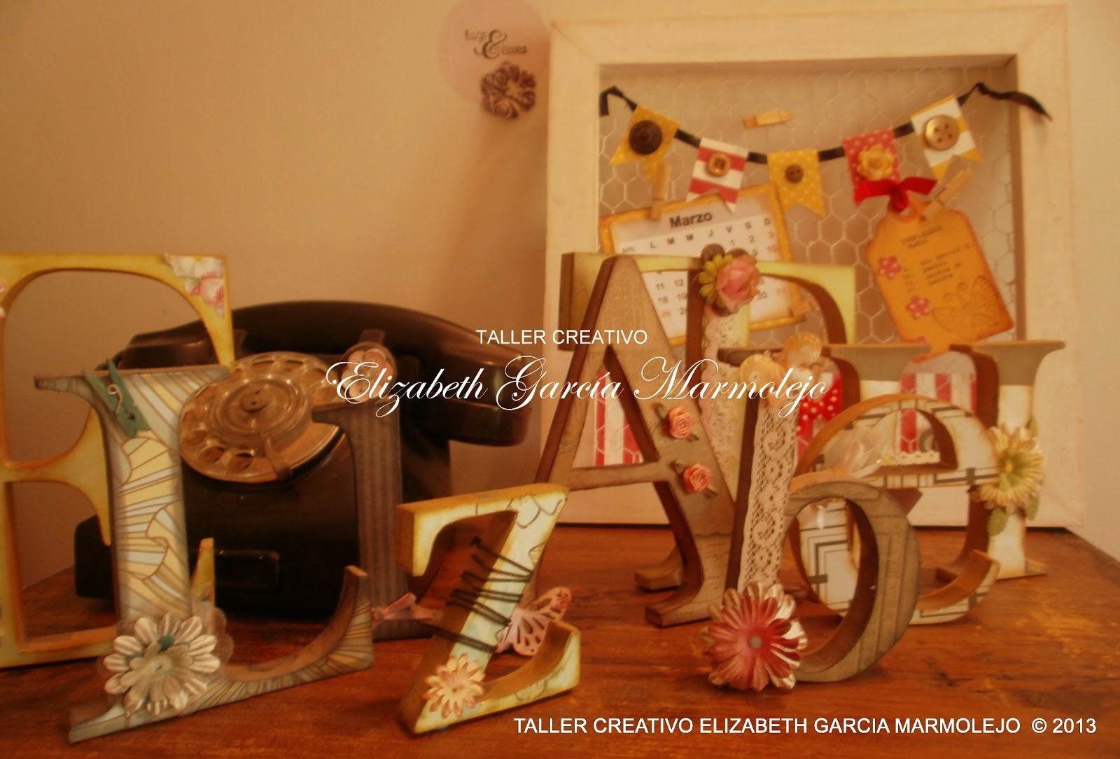 CALENDARIO SCRAPBOOK Manualidades