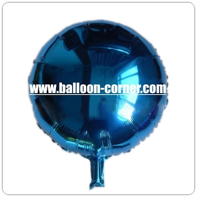 Balon Foil Bulat Polos