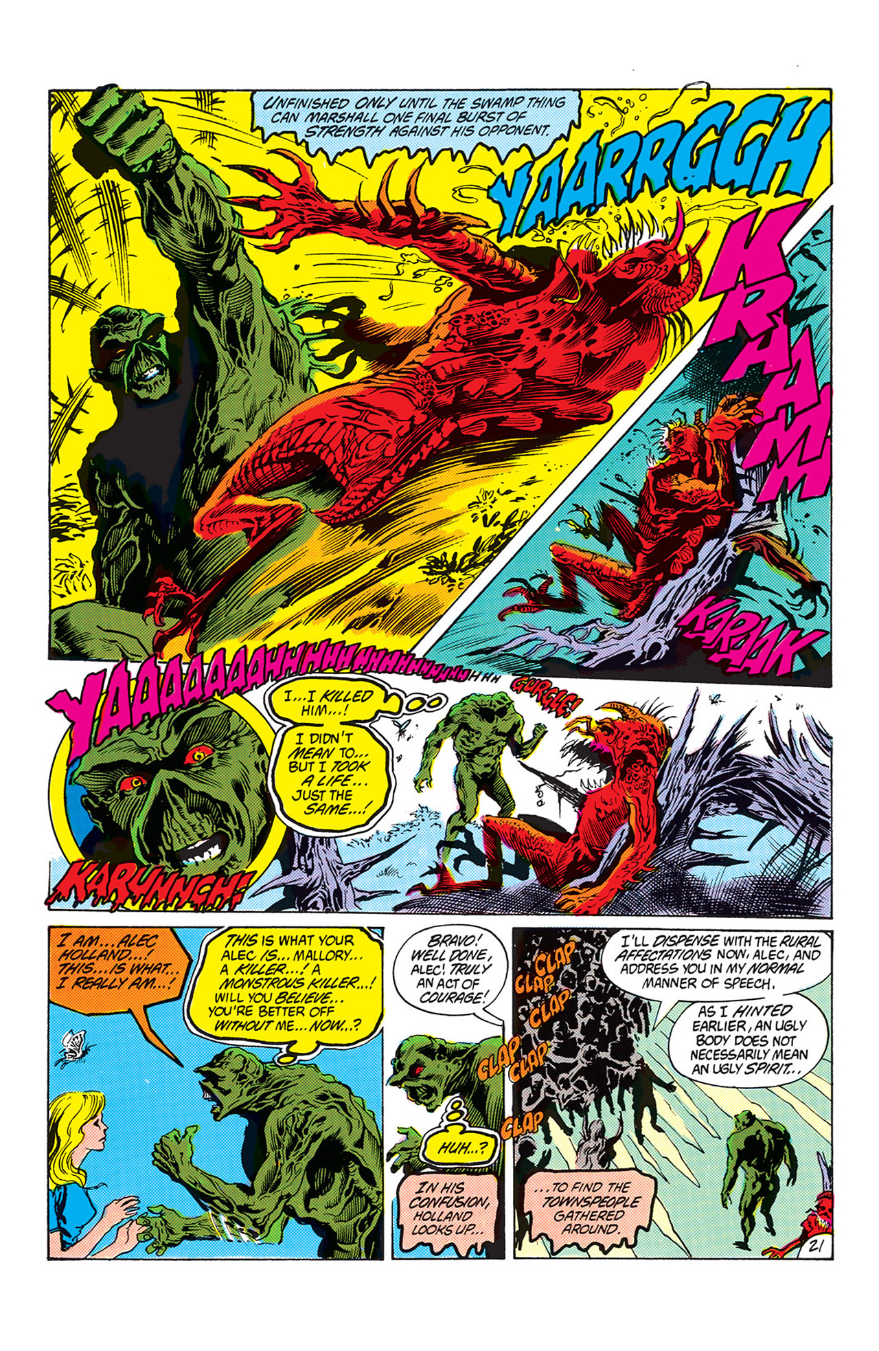 Read online Swamp Thing (1982) comic -  Issue #16 - 22