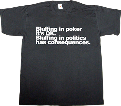 bluff poker Politics catalonia independence freedom t-shirt ephemeral-t-shirts