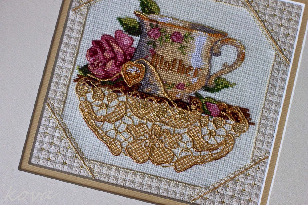 Схема вышивки дименшенс мамина чашка