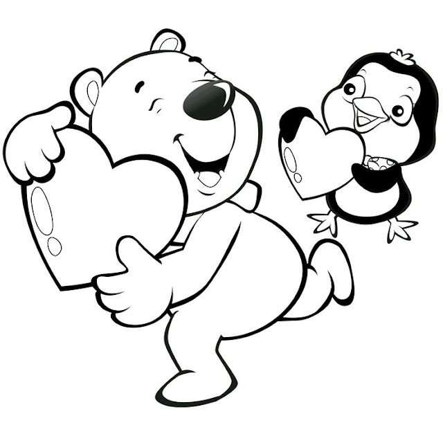Tranh tô màu con gấu Tranh tô màu con gấu