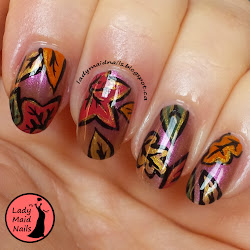 september nail fall challenge nails
