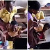 This primary school girl broke in fears, crying as she saw laptop for the first time (Photos)