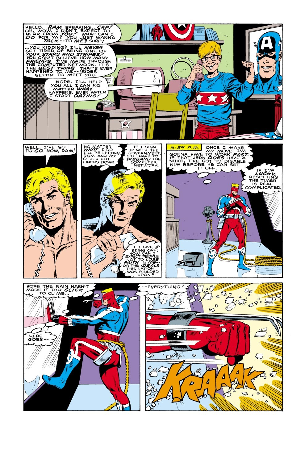 Captain America (1968) Issue #332 #261 - English 19