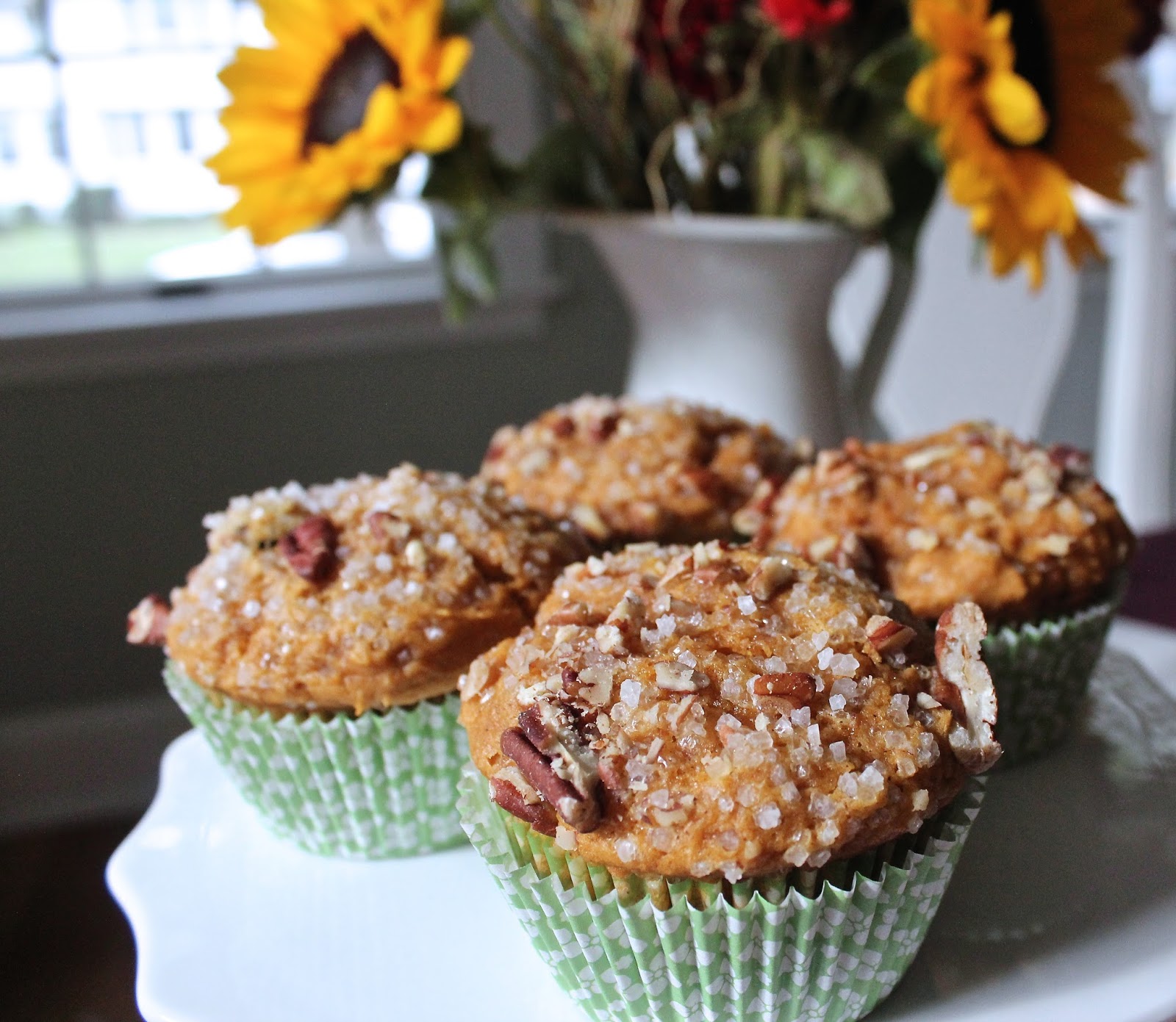 Hey, Mom! What's For Dinner? Pumpkin Muffins with Raisins & Pecans