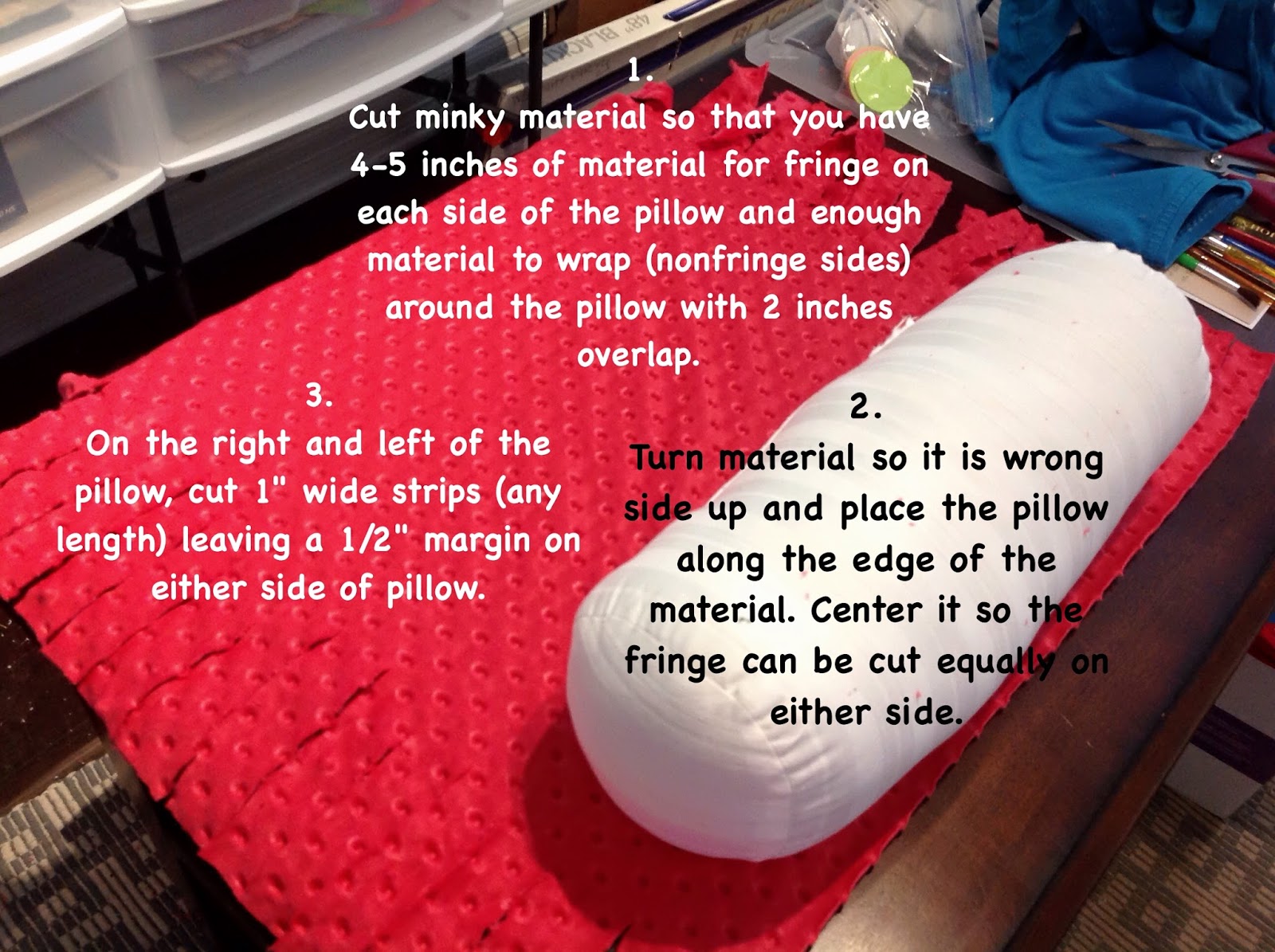 Mrs. Liddiard's Perch The No Sew Bolster Pillow Cover