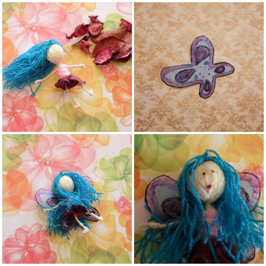 Cómo hacer un hada con hilo y alambre