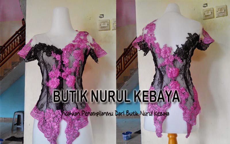 kebaya ijab simple warna hitam