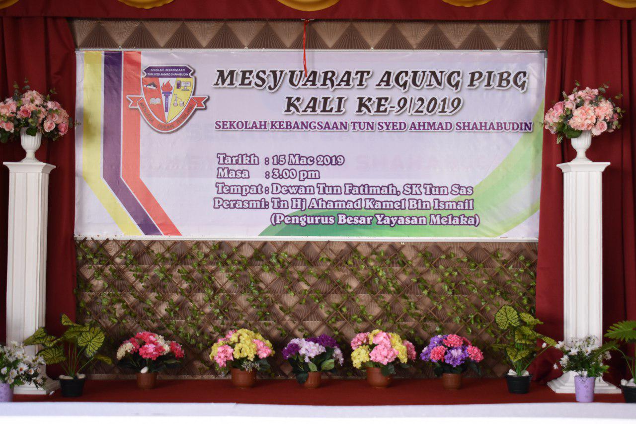 Sekolah Kebangsaan Tun Syed Ahmad Shahabudin Mesyuarat Agung Pibg Sk Tun Sas Kali Ke 9 2019 15 Mac 2019