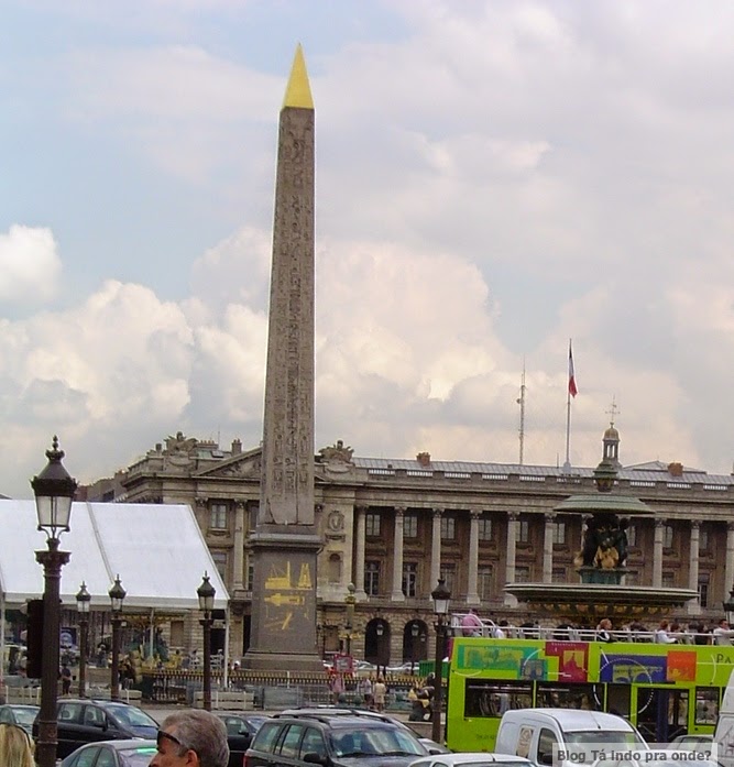 Obelisco na Place de la Concorde Paris