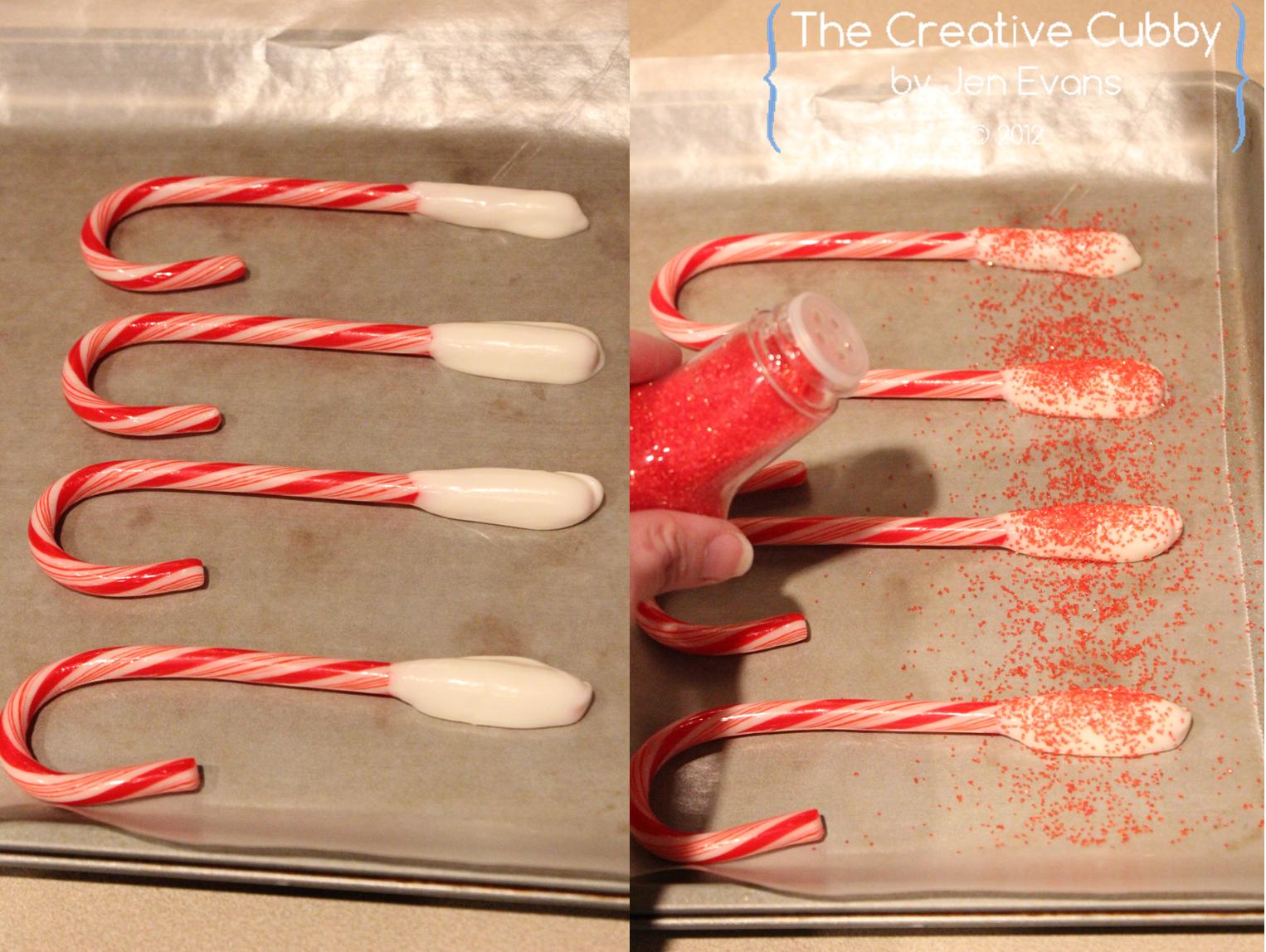 The Creative Cubby Hot Chocolate Candy Cane Sticks