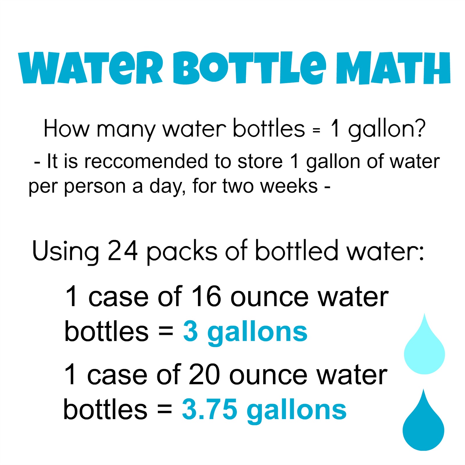 How to store water like a boss Poor but Prepared