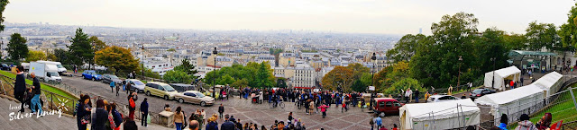 Montmartre蒙馬特 從聖心堂俯瞰巴黎市區