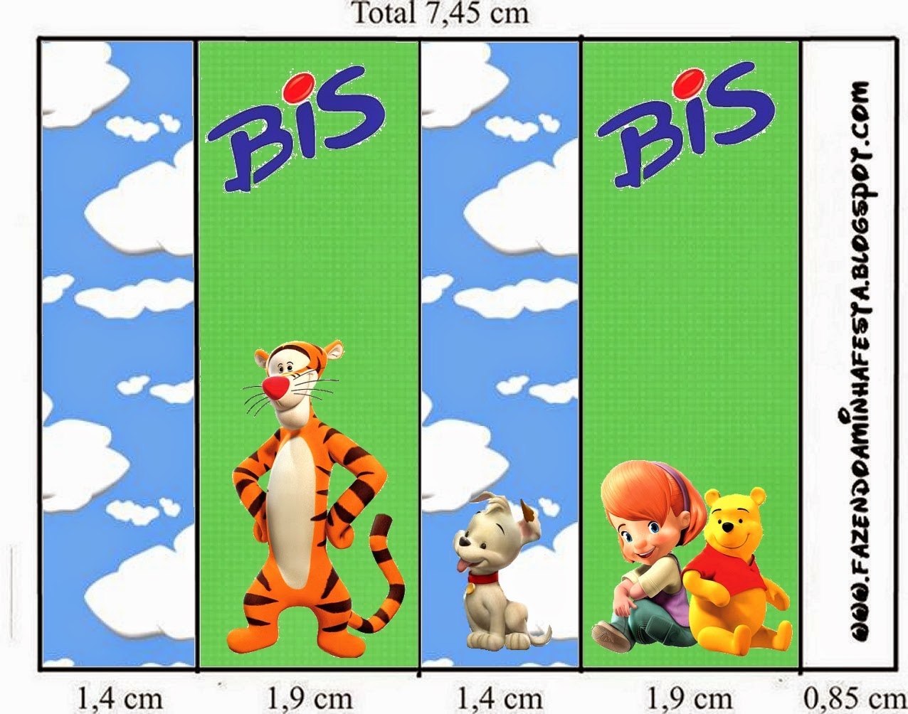 Winnie the Pooh: Etiquetas Candy Bar para Imprimir Gratis. Etiquetas de Winnie the Pooh para imprimir gratis.