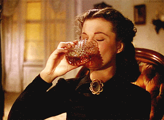 Vivian Leigh Gif Drinking Gone with the Wind Margaret Mitchell
