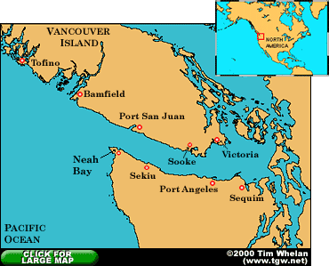 Pacific Coast Baja Bound Strait of Juan de Fuca