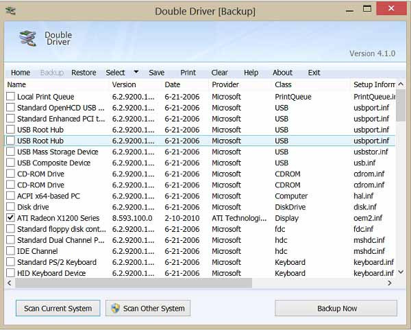 برنامج Double Driver
