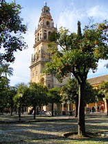 alminar y patio de los naranjos