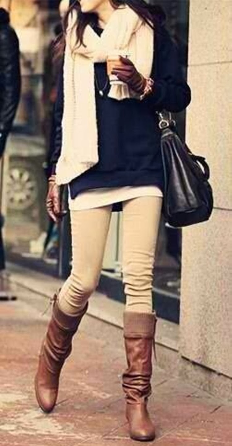 20+ Fascinating Collection Of Winter Outfits With Flat Boots