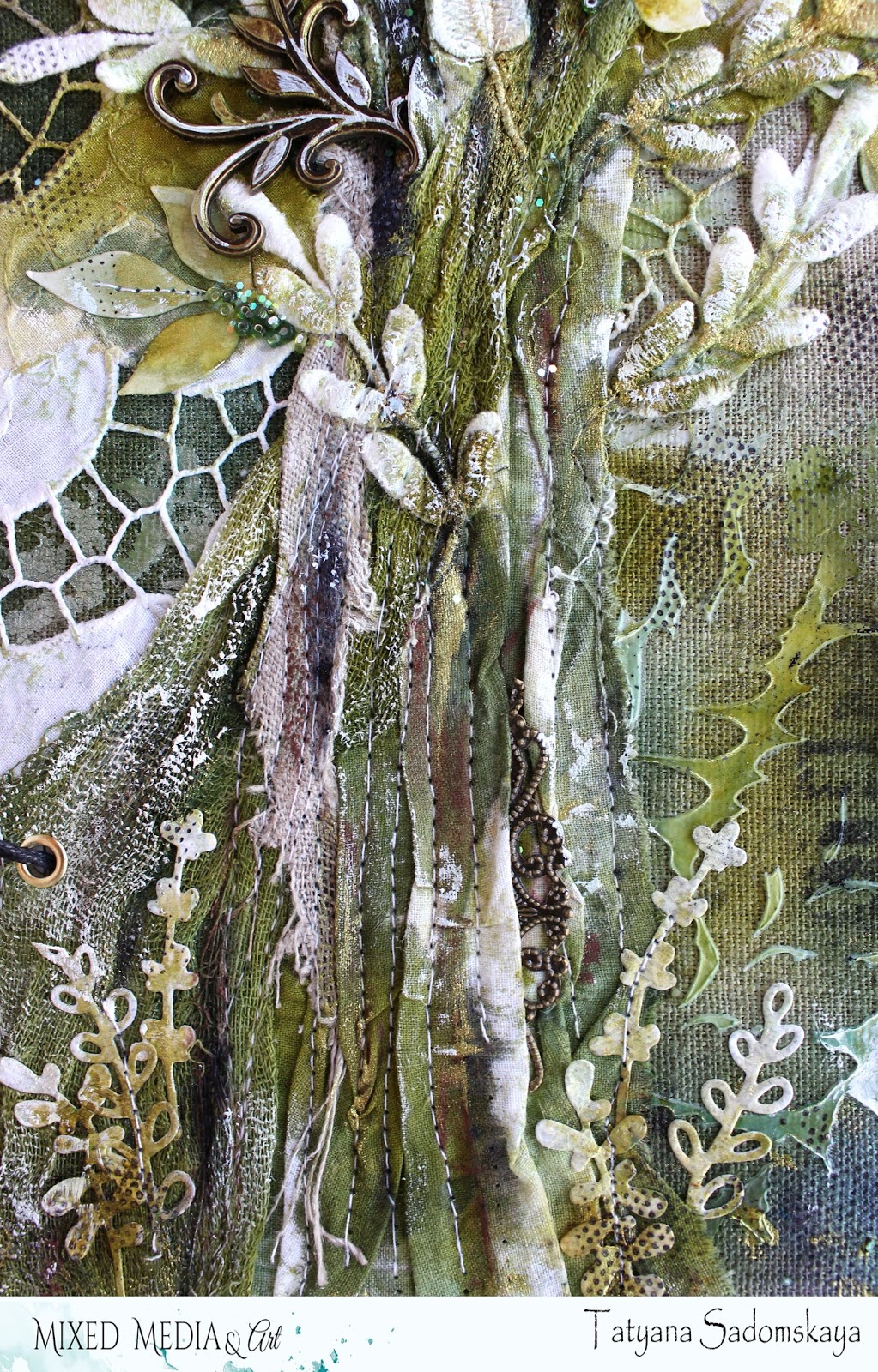 Mixed Media & Art: Зеленая обложка. Татьяна Садомская