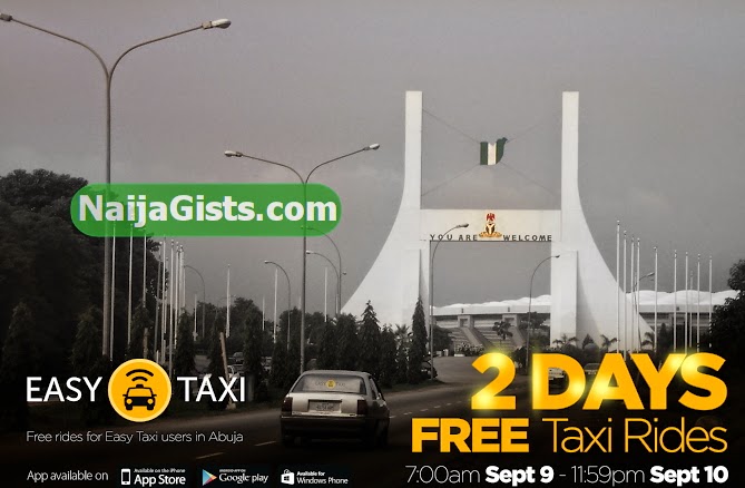 easy taxi abuja free rides